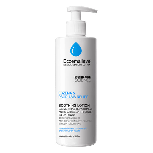 Eczemalieve® Eczema & Psoriasis Relief Lotion with “Liquid Gold” Oil