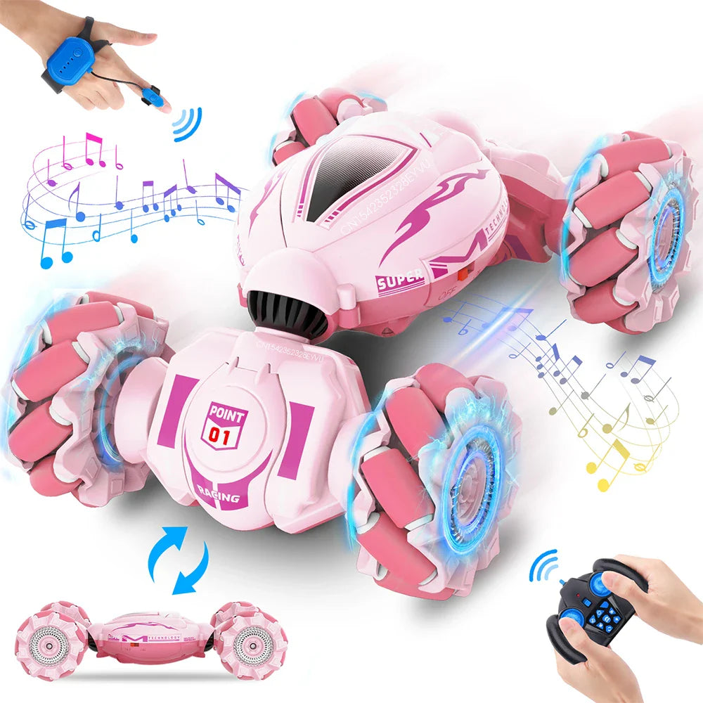 RC Car Remote Control Stunt Toy Car 4WD 1:18 Gesture Sensing RC Drift Cars Twist Climbing Off Road Kids Girl Gift Children Toys