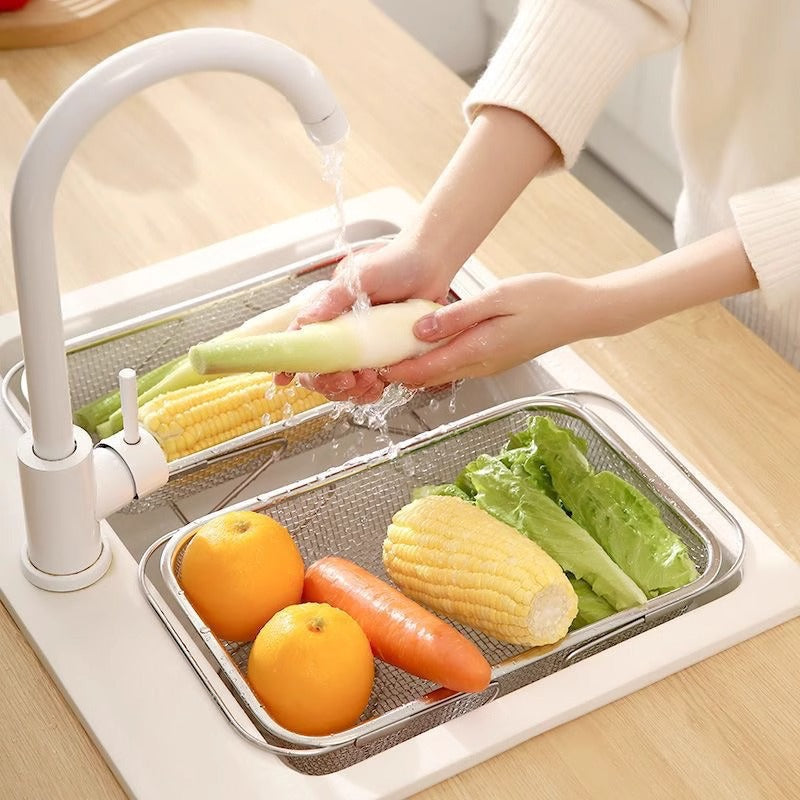 Stainless Steel Sink Colander Basket
